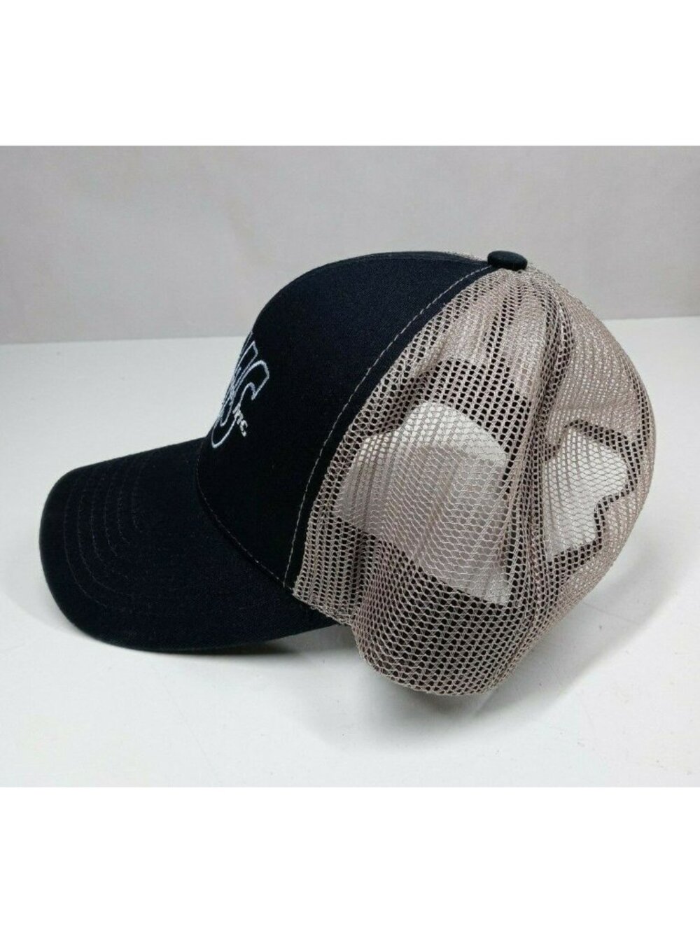 Vintage BMS Logistics Inc. Mesh Back Embroidered Snapback Baseball Cap - Picture 5 of 7